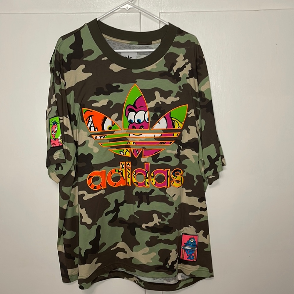 Jeremy Scott X Adidas Original Men’s t-shirt, size XL NWOT